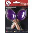 STAGG Maracas lila (1 Paar) Thumbnail 1